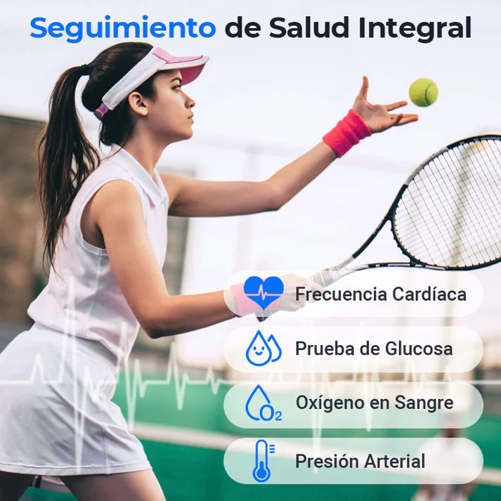 Nuevo reloj inteligente multifuncional 【detecta estado de salud 👍】 ✨Soporta IOS y Android ✨