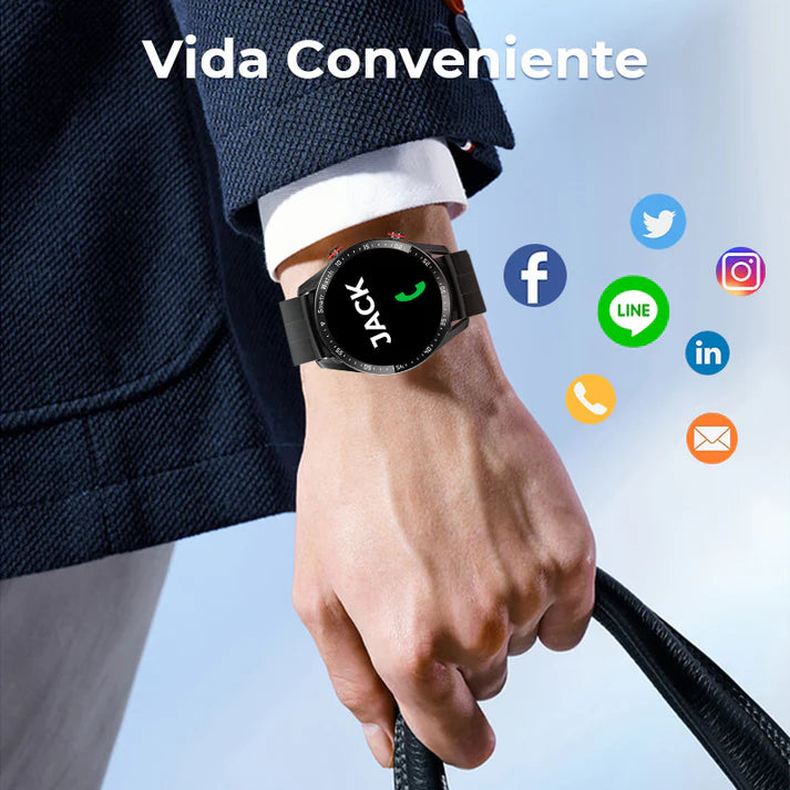 Nuevo reloj inteligente multifuncional 【detecta estado de salud 👍】 ✨Soporta IOS y Android ✨